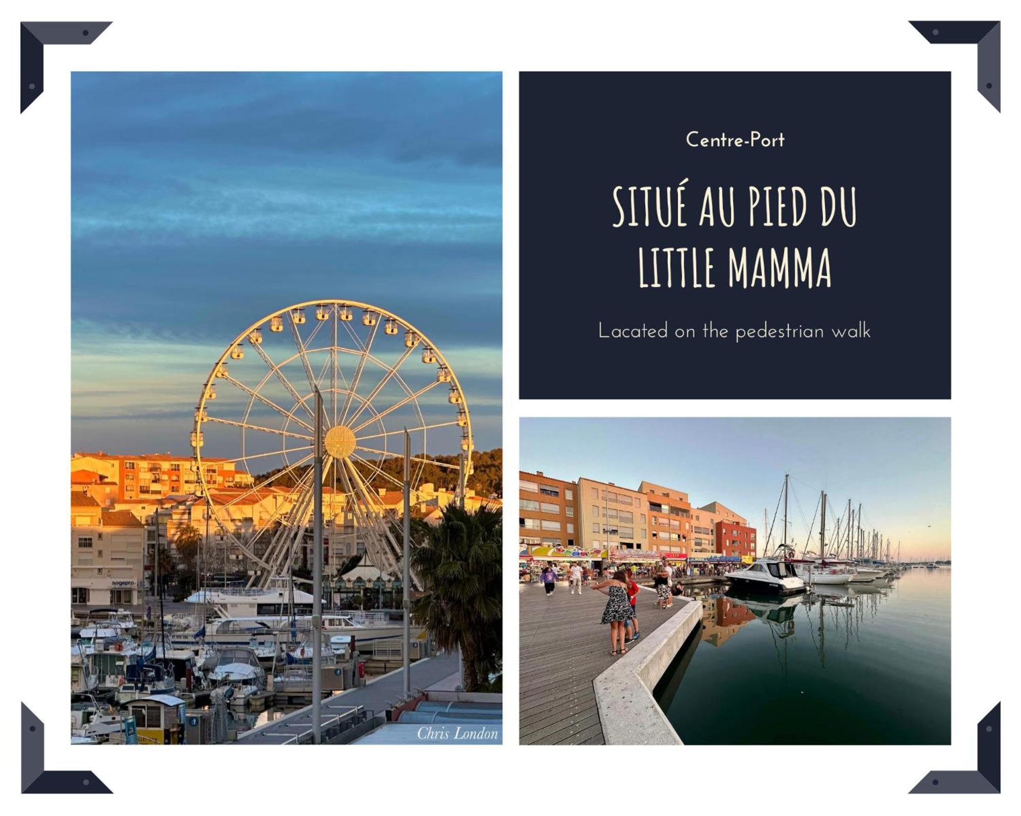 아그 Little Mamma - 50M Du Centre Port - Menage Inclus 아파트 외부 사진